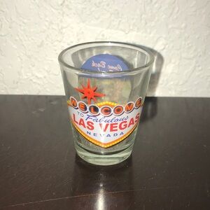 Las Vegas shot glass